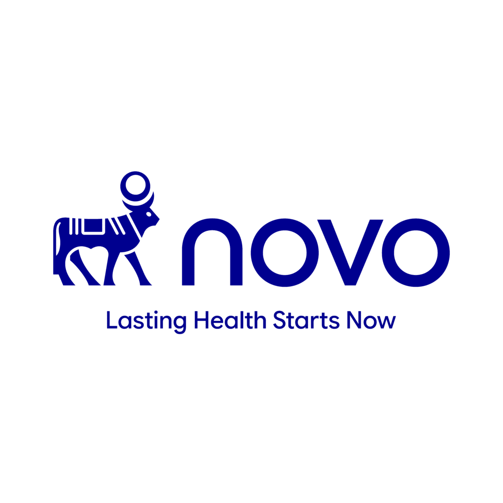 Novo_Lockup Logo_Tagline_Lasting Blue_RGB